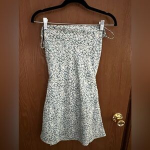 Blue/green floral sundress